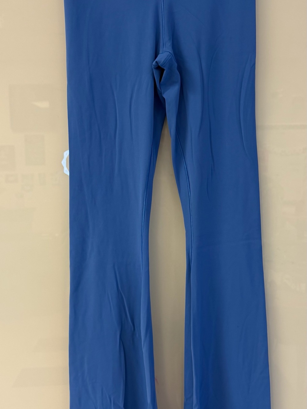 Offline by aerie High waisted Crossover Blue Stretch Flare Leggings